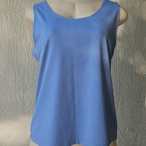 Chico's Cornflower Blue Microfiber Tank Top